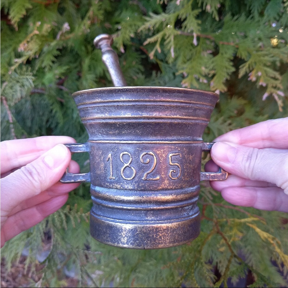 💎✨ COLLECTABLE ✨💎 EUROPE BRASS HEAVY MEDICINE 1825 - Picture 12 of 12